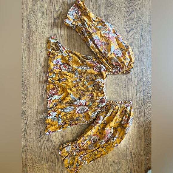 Anthropologie conditions apply sweetheart smocked boho fairy cottage small puff - Picture 7 of 11